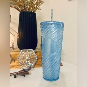 Starbucks limited edition pearl HDF light blue cup